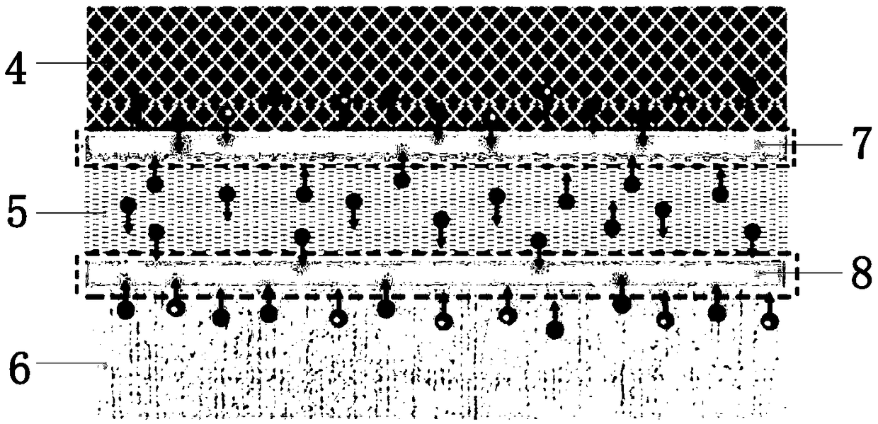 Laminar metal composite material interface bonding energy calculating method