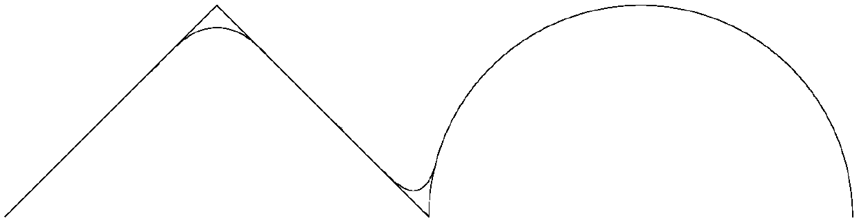 Space trajectory transition method and system for industrial robot, and robot