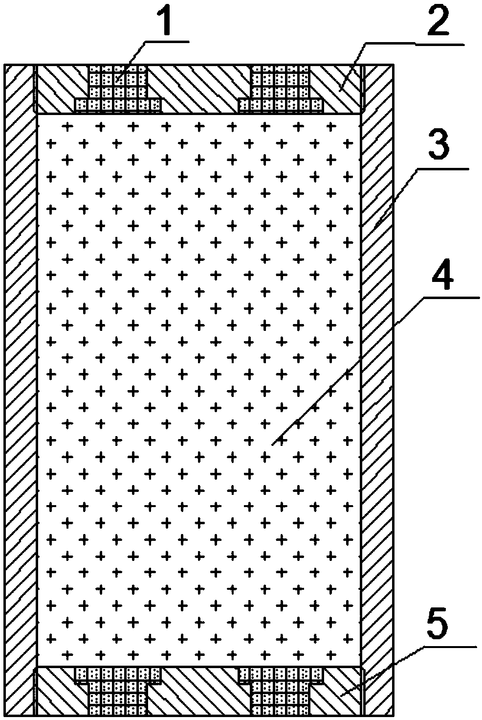 Constant-temperature melting pressure release slow-release system of missile warhead