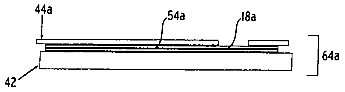 Sensor with layered electrodes