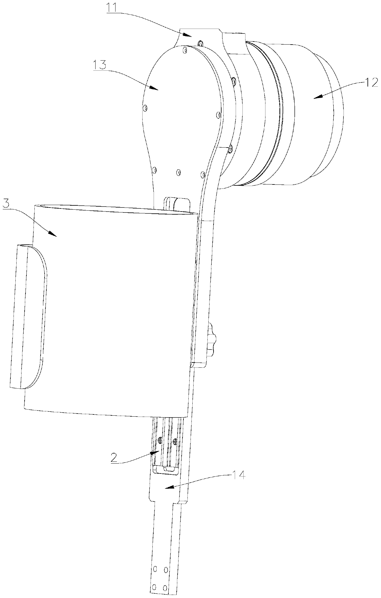 Exercise therapy rehabilitation robot coupled with physiotherapy device