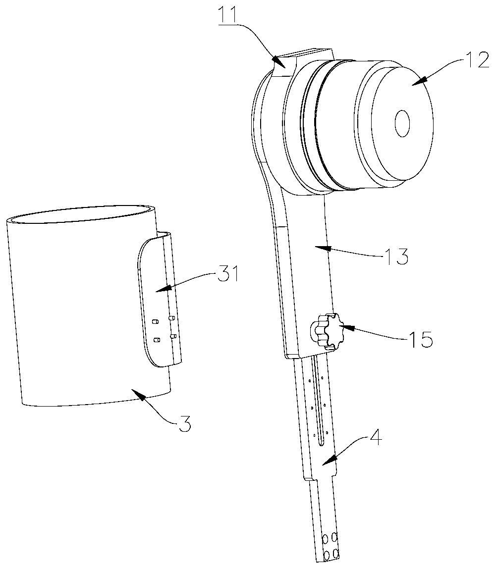 Exercise therapy rehabilitation robot coupled with physiotherapy device