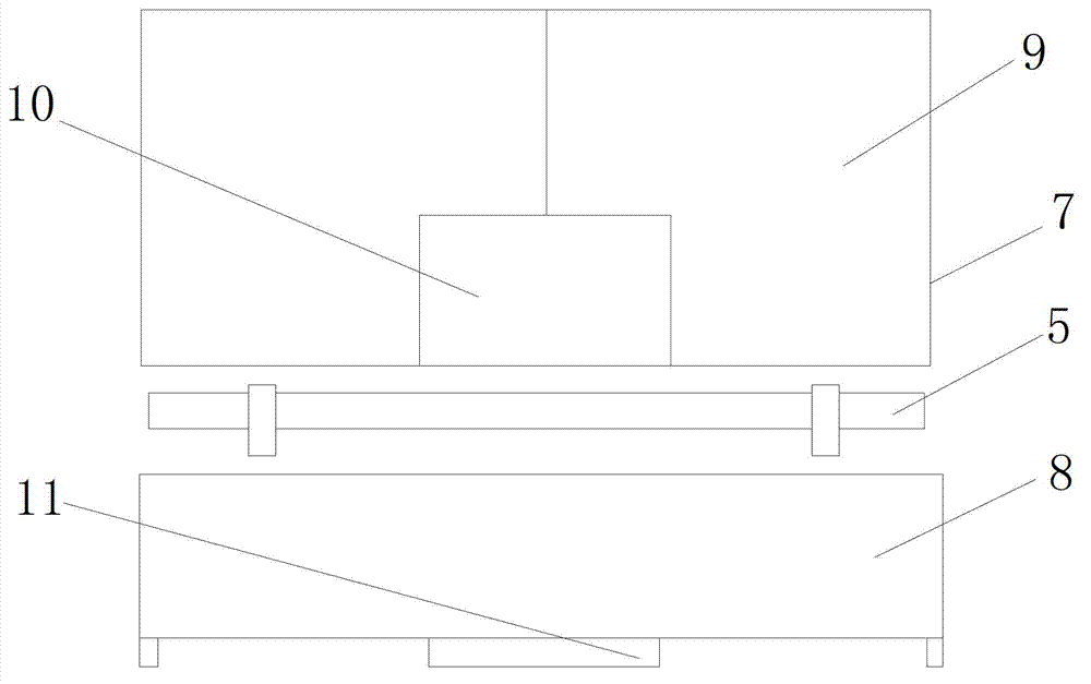 Triangular wire drawing machine with dustproof device