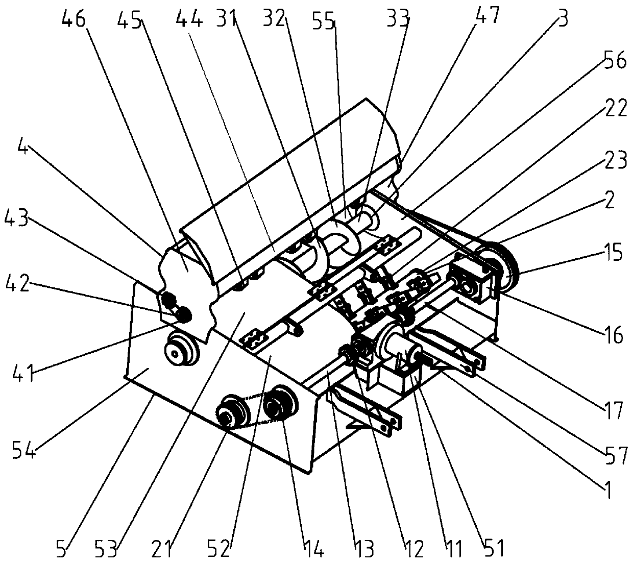 Machine for returning corn straw to fields and applying bacteria