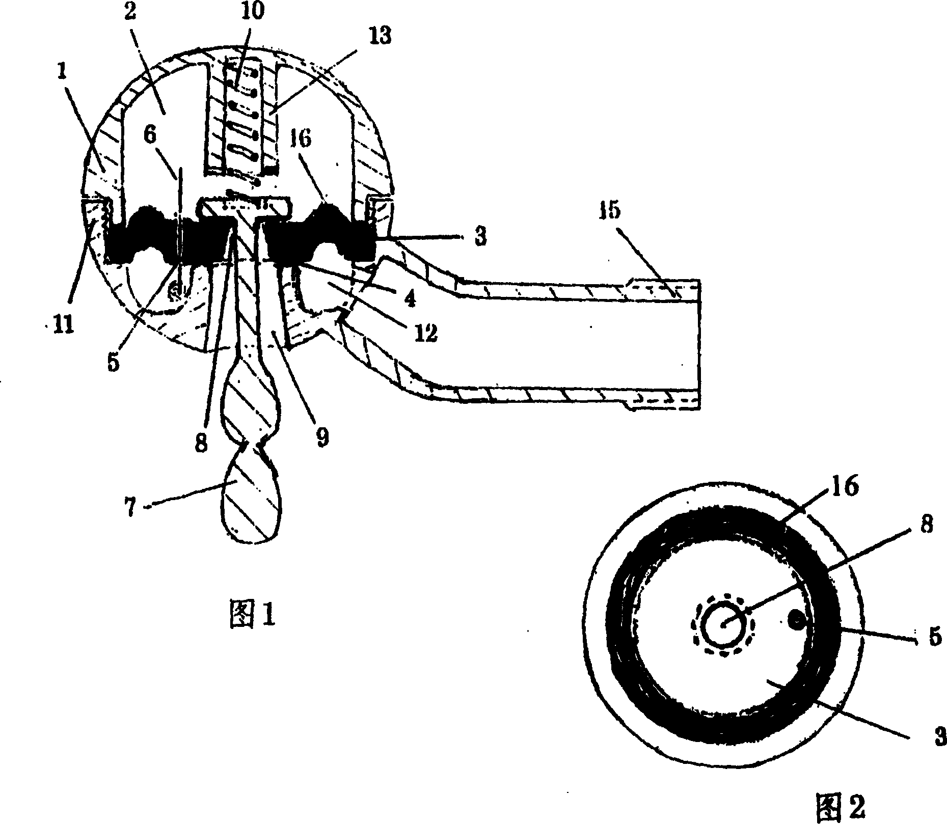 Delay valve without piston