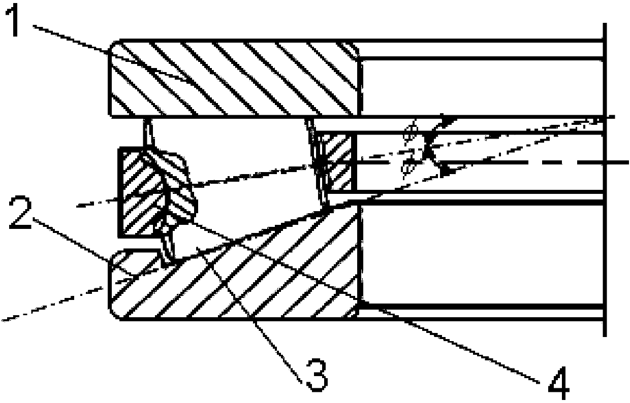 Low-frictional-loss thrust conical roller bearing