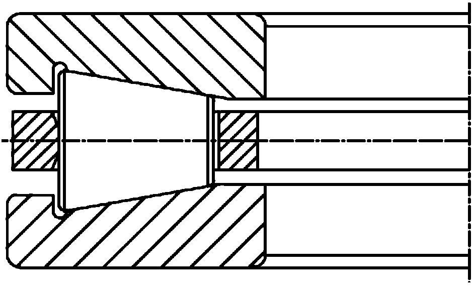 Low-frictional-loss thrust conical roller bearing