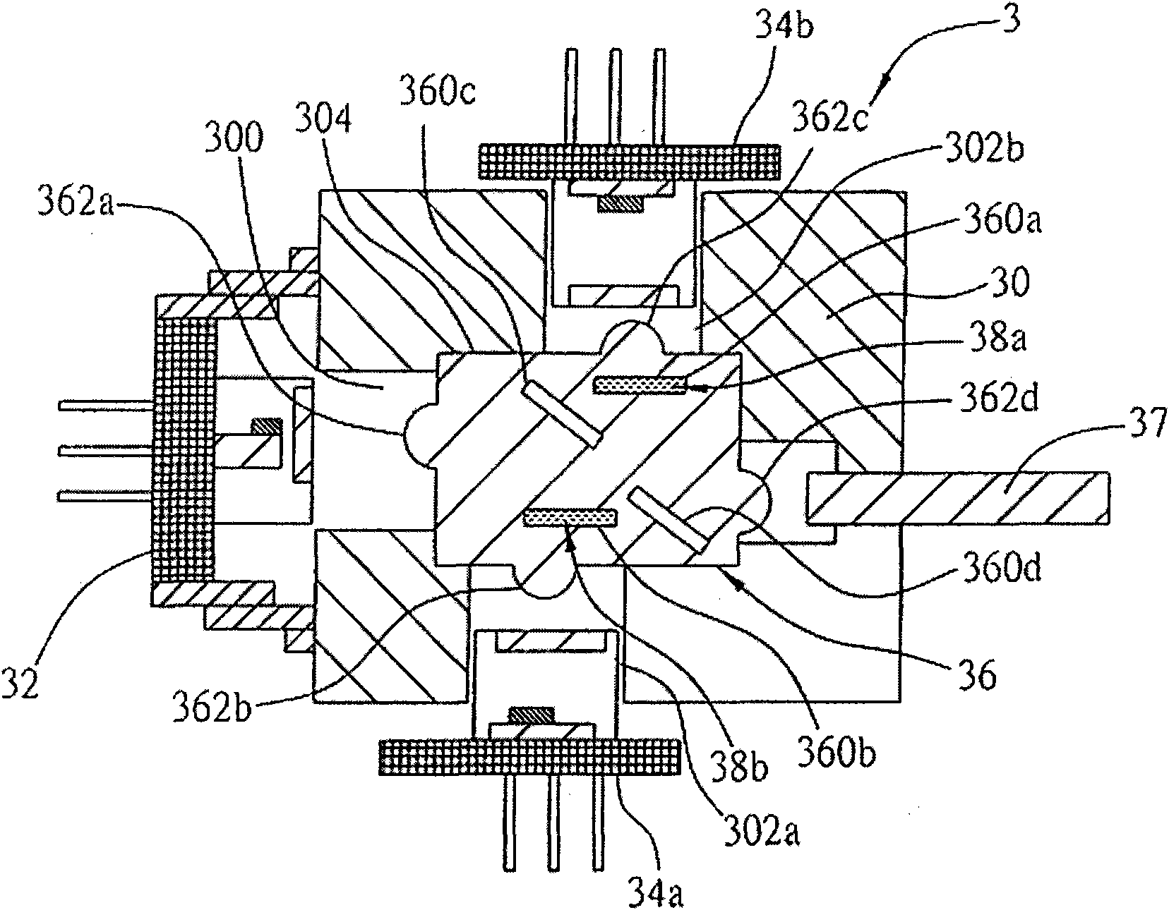 Bidirectional light receiving and transmitting submodule