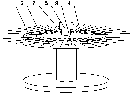 Adjusting device capable of realizing wire drawing and paying-off of copper wire