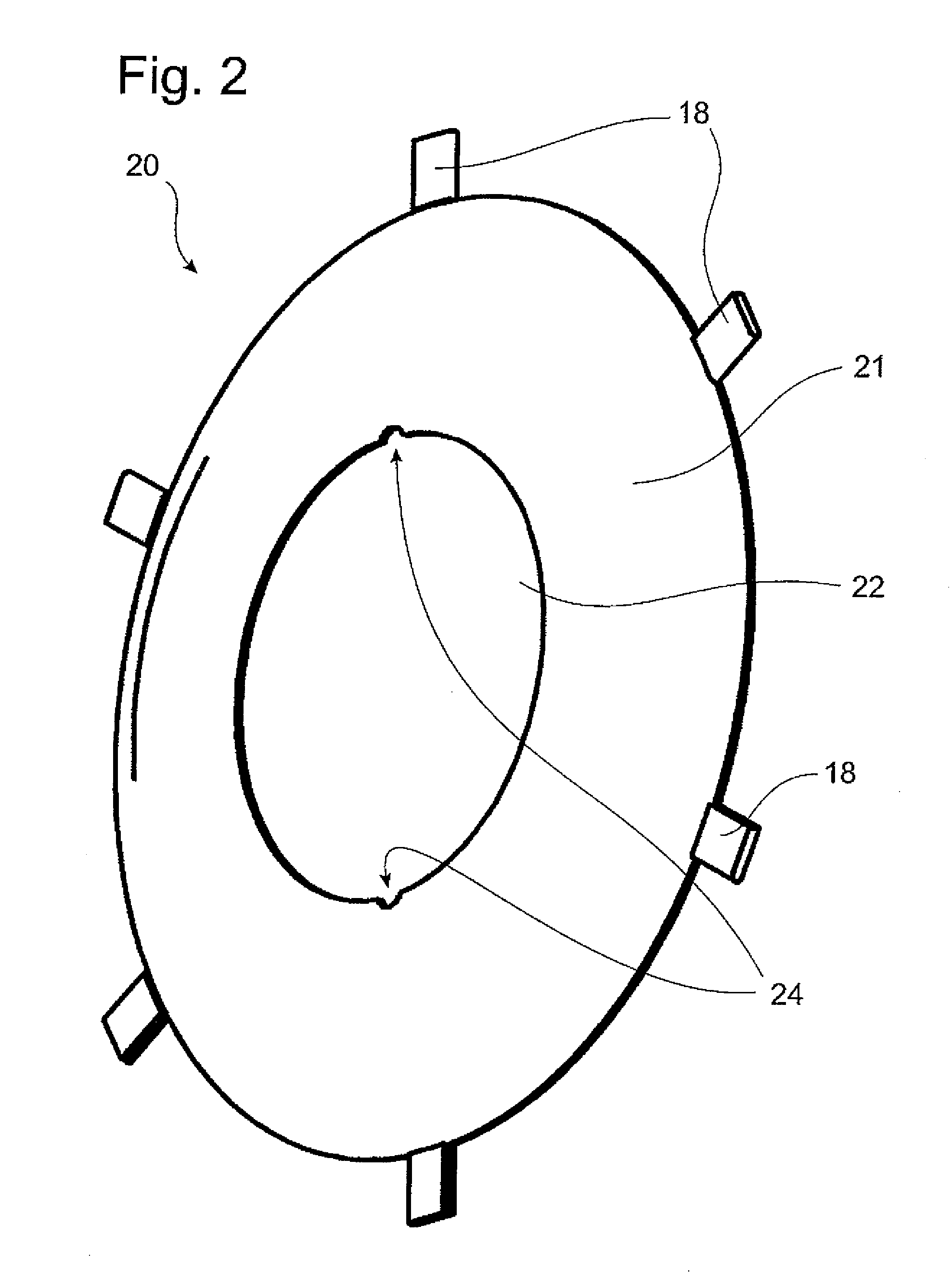 Housing-piston assembly for a coupling device and assembly method