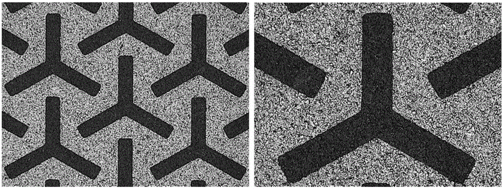 Medium temperature frequency selective surface material and preparation method thereof