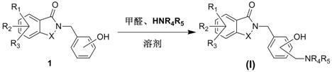 2-(hydroxybenzyl) benzo [d] isothiazolone compound as well as preparation method and application thereof