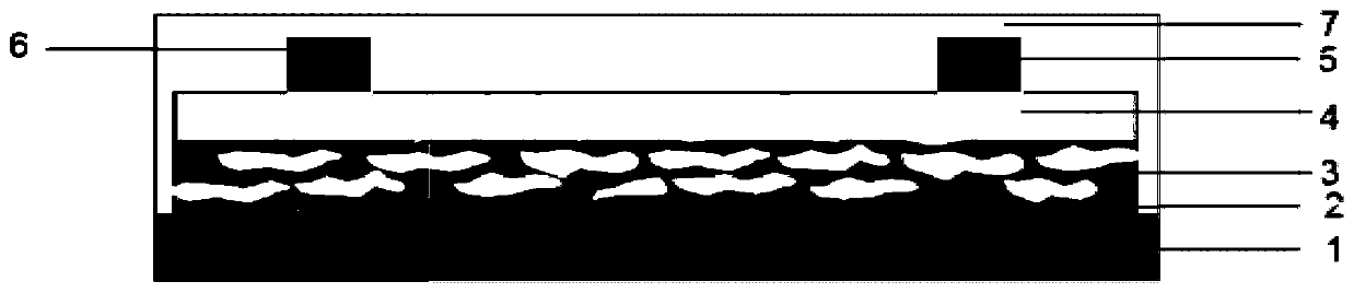 A pressure sensor based on organic field effect tube and its preparation method