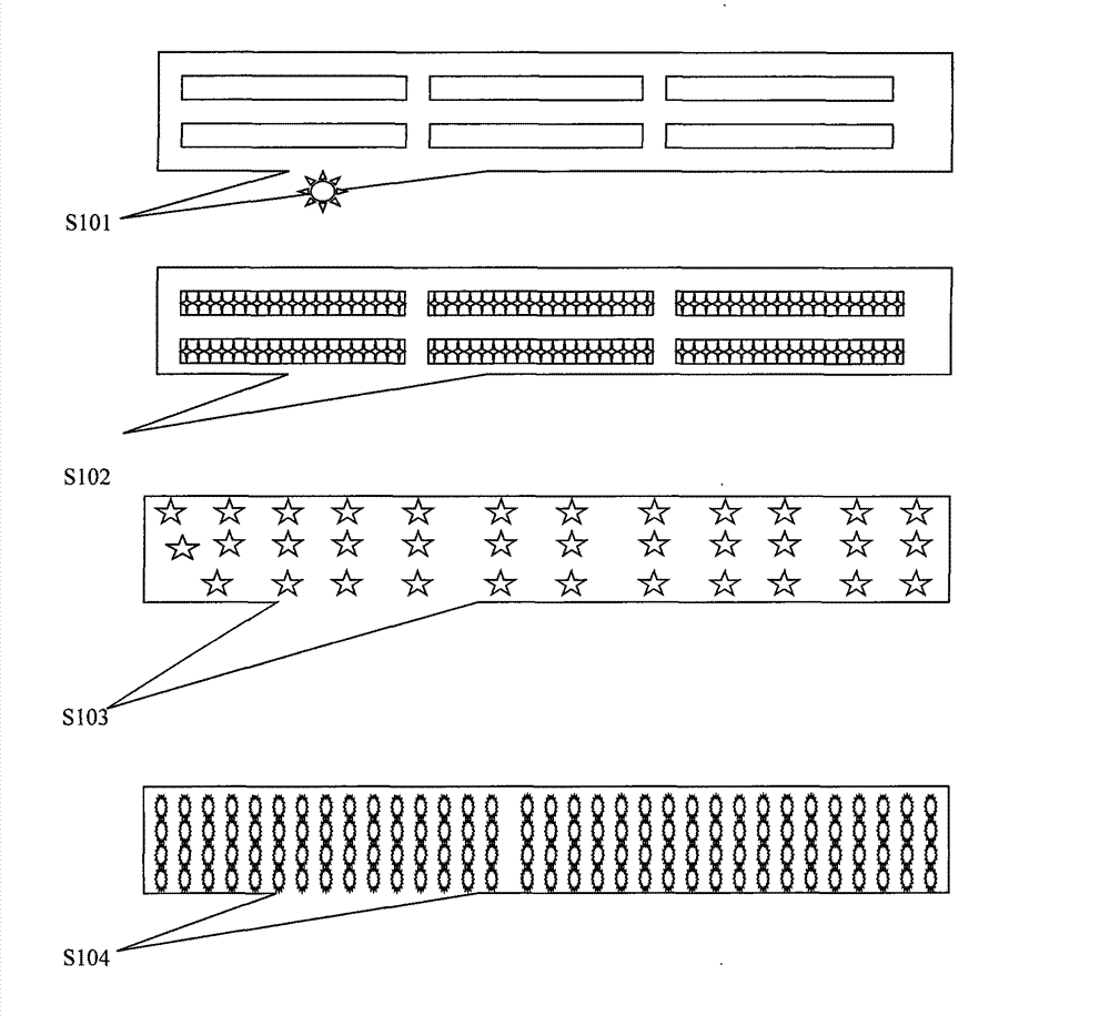 Method for planting thousands of acres of organic scientific and technological rice