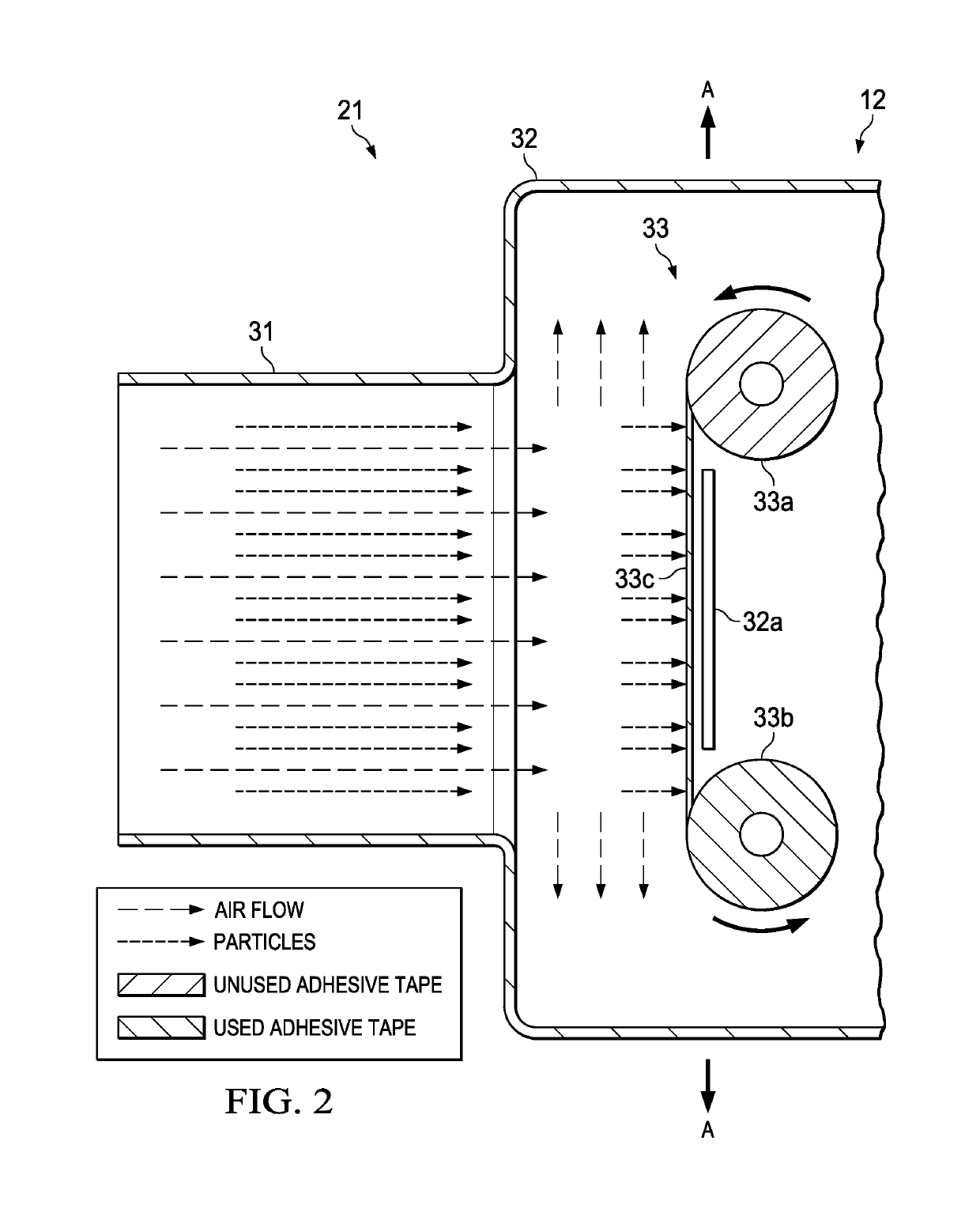 Inlet filter for gas turbine engines using disposable surface adhesive