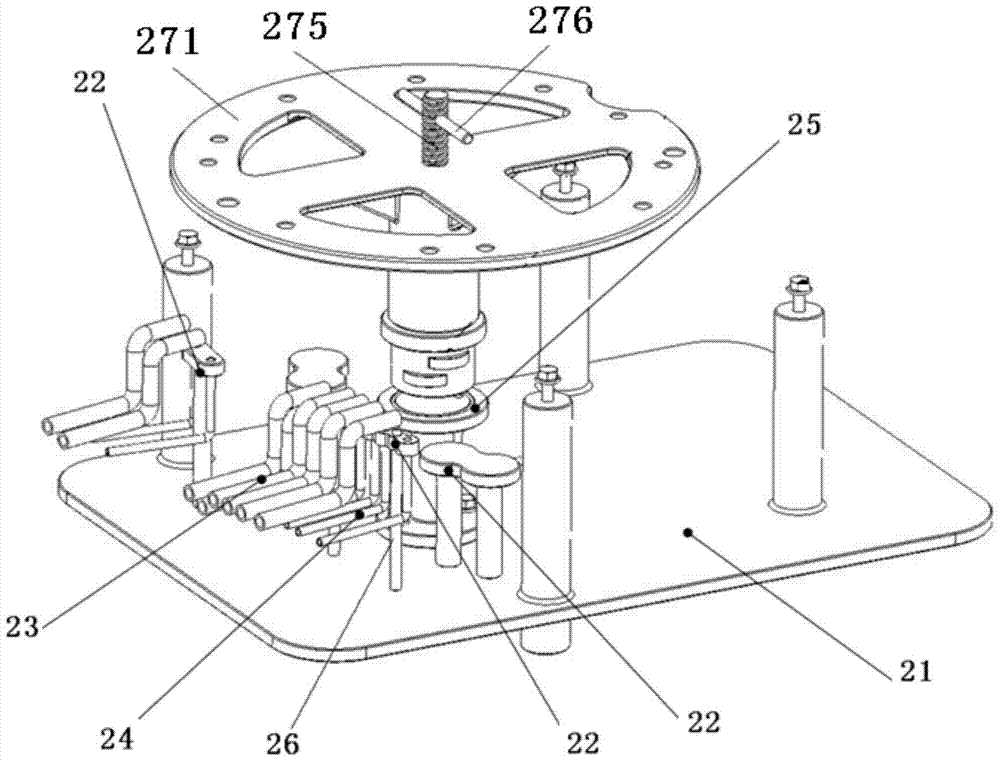 A tool for testing the air tightness of the oil channel of the automatic transmission case