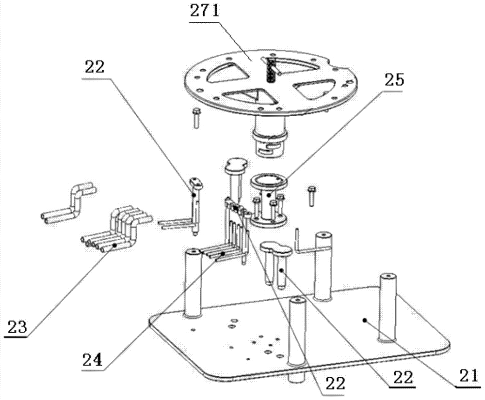 A tool for testing the air tightness of the oil channel of the automatic transmission case