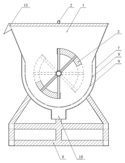 Method for washing, separating and recycling domestic garbage water and domestic garbage washing machine