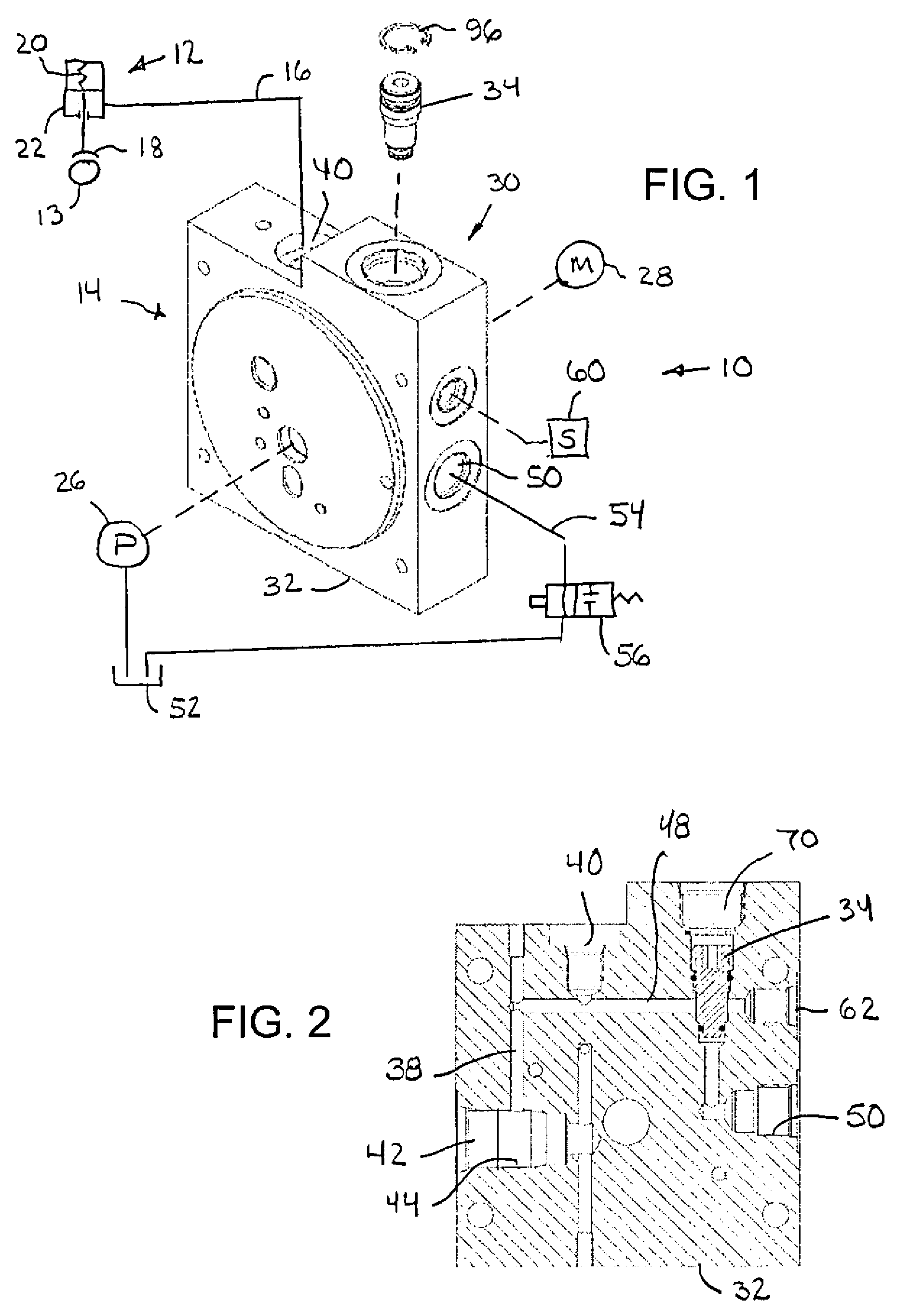 Hydraulic release system with manually operated hydraulic lock valve for spring-applied, hydraulically-released parking brake system