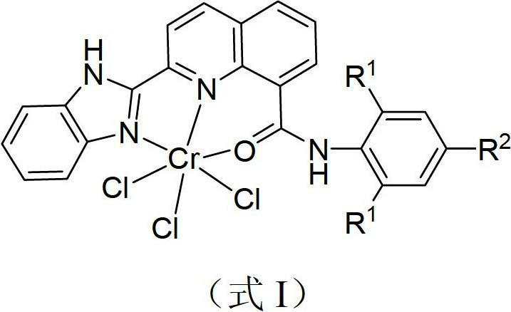 2-benzimidazolyl-8-methanamide quinoline chromium complexes, preparation method and application thereof