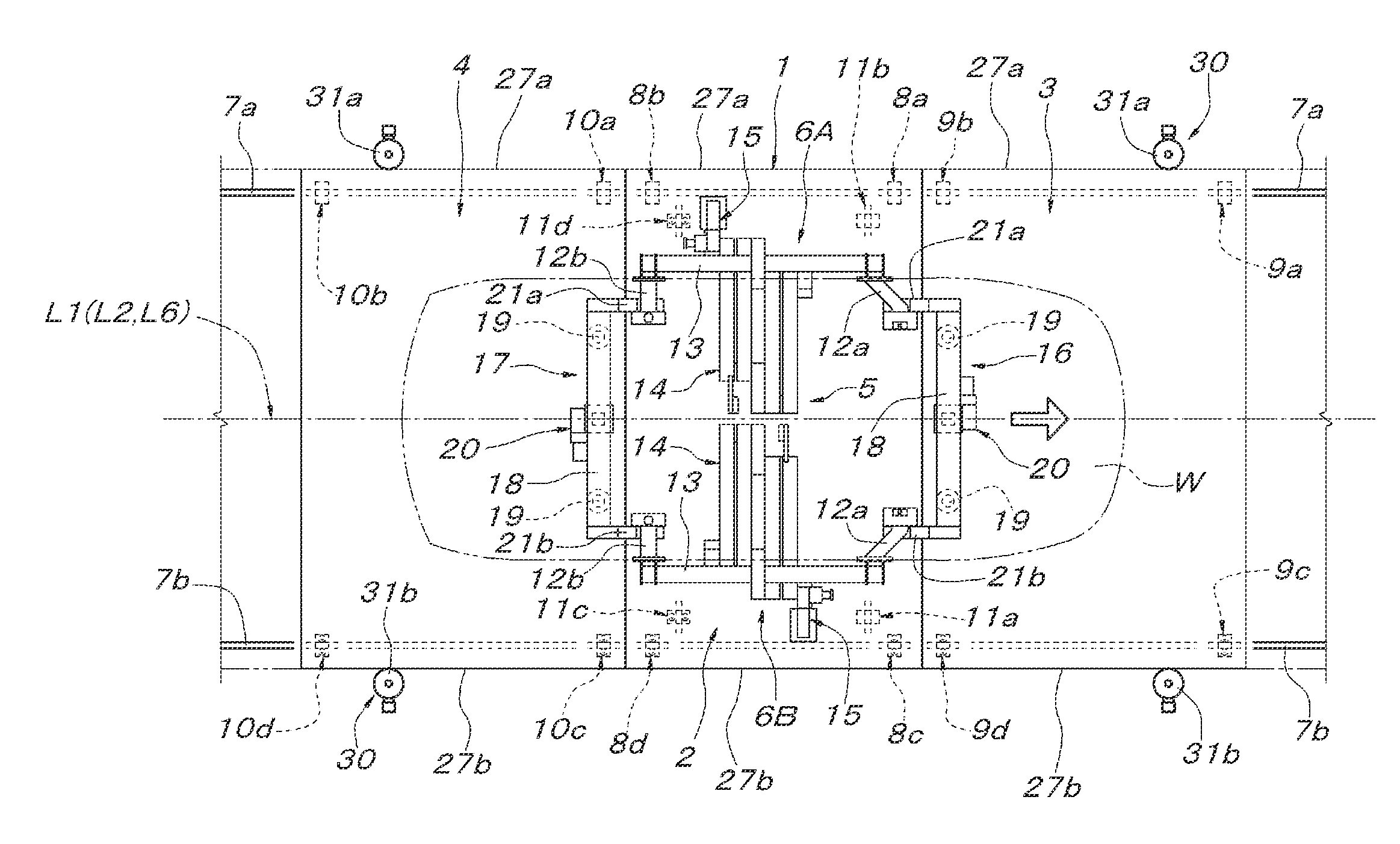 Workpiece conveyance device