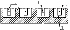 Planar optical waveguide vibrating sensor chip cantilever beam manufacturing method