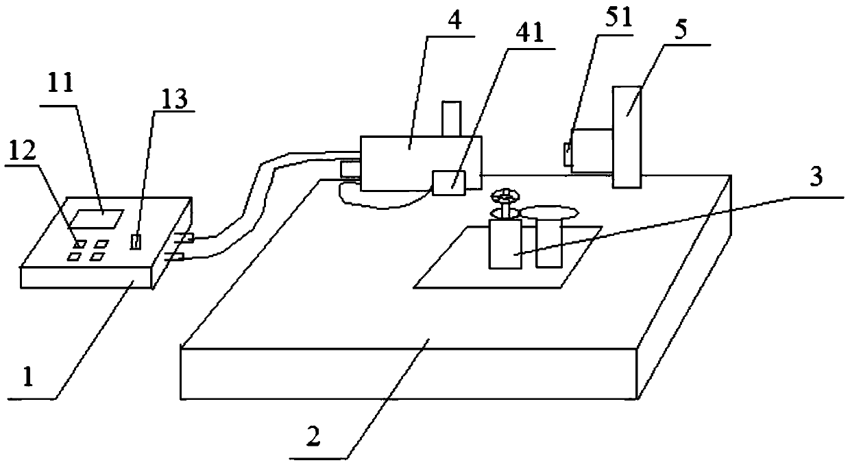 Motor rotor intelligent deflection test system