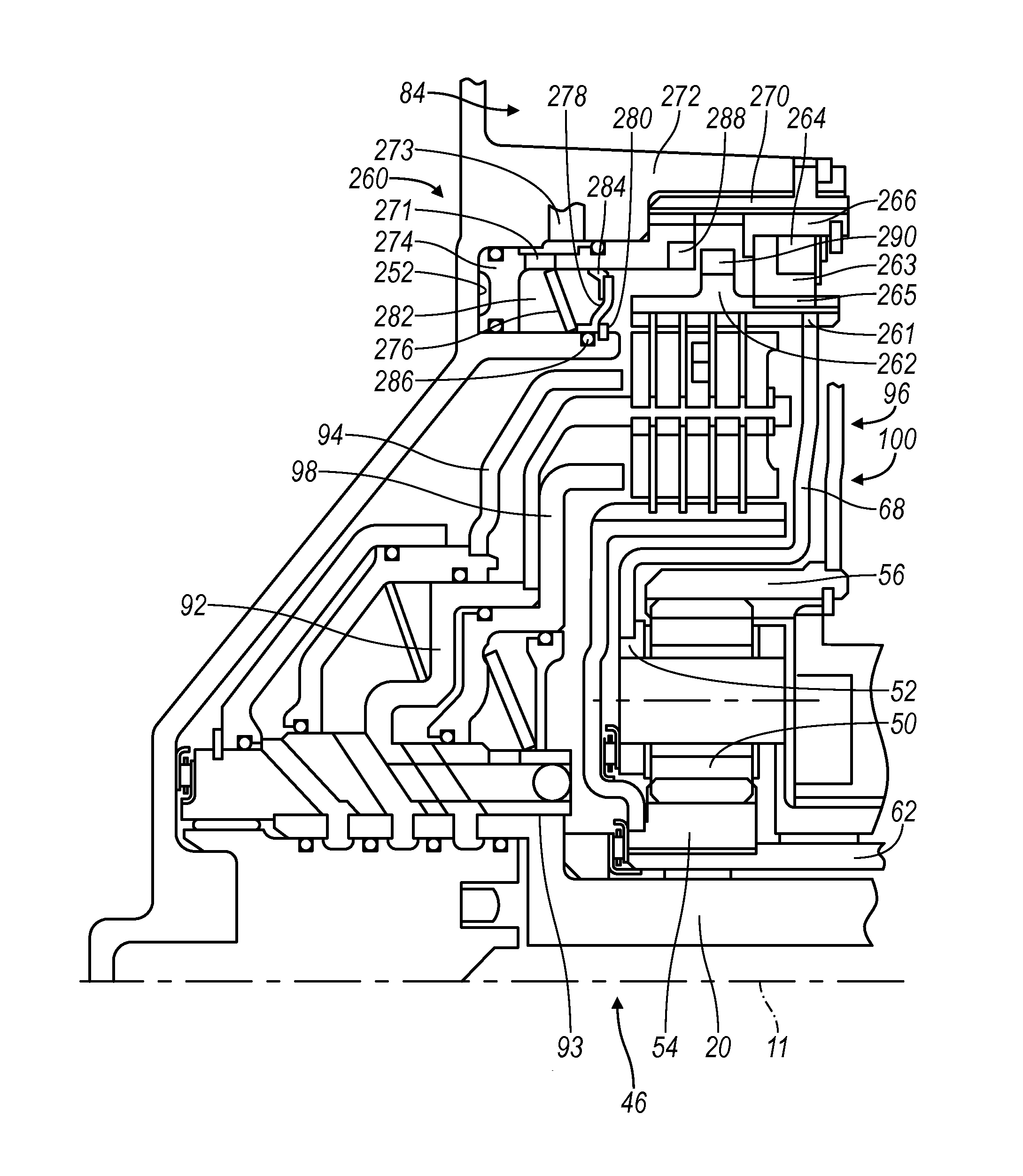 Mechanism for Controlling a Transmission Component