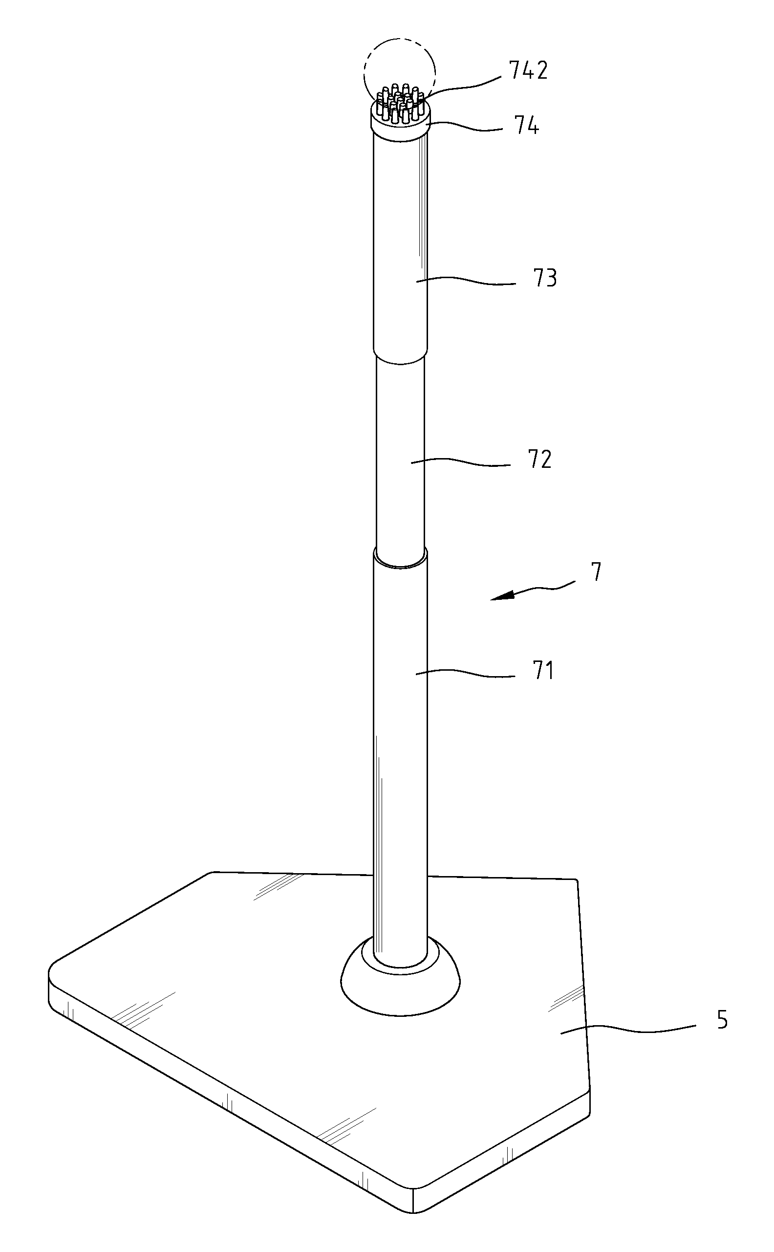 Ball Hitting Practice Device