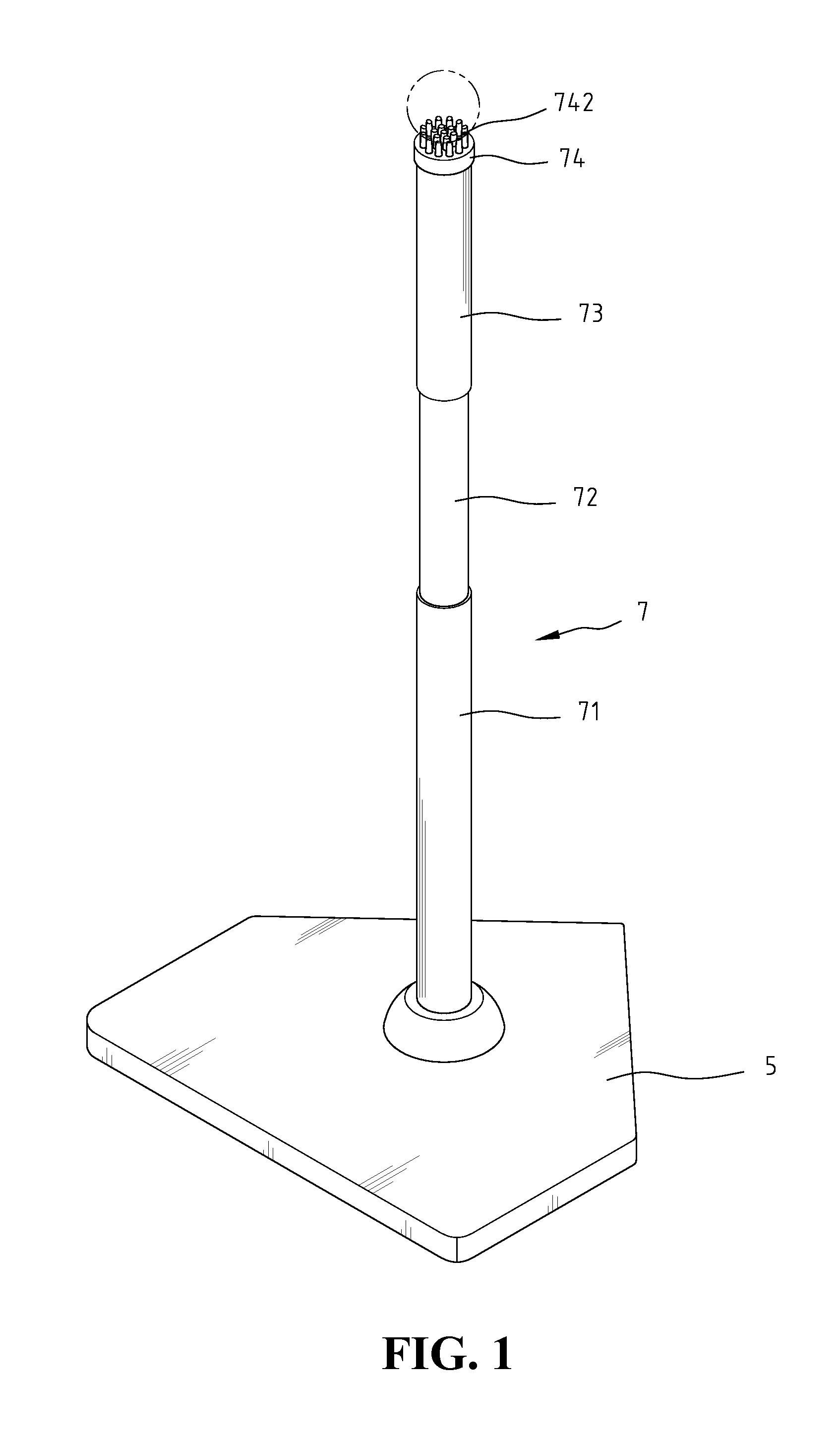 Ball Hitting Practice Device