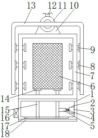 Drying device for crops