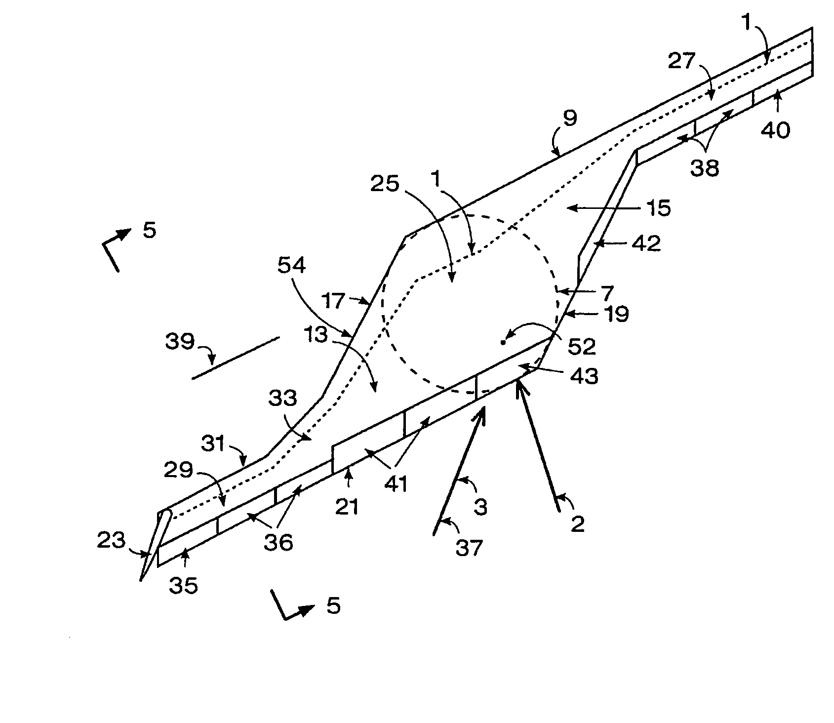 Oblique blended wing body aircraft