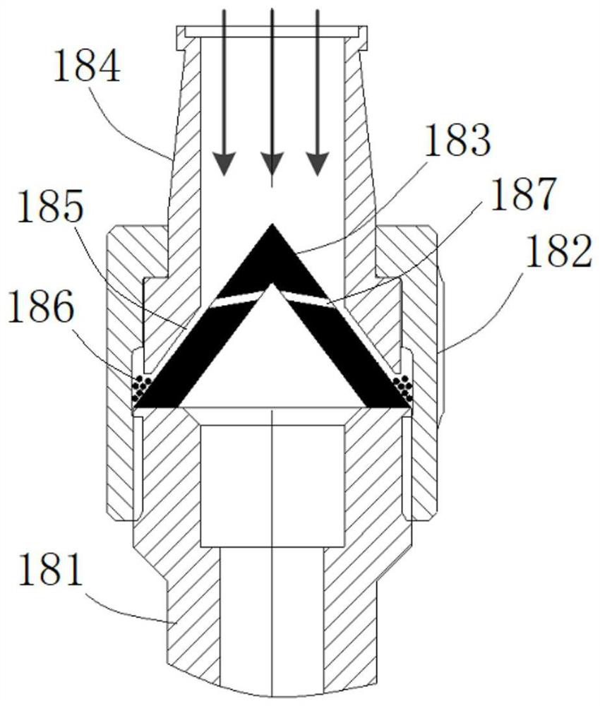 Dustproof air pressure follow-up control valve for aero-engine lubrication system