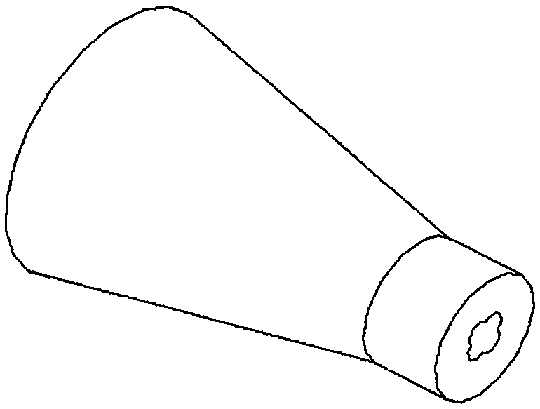 Secondary cable carrot joint capable of thermally shrinking directly