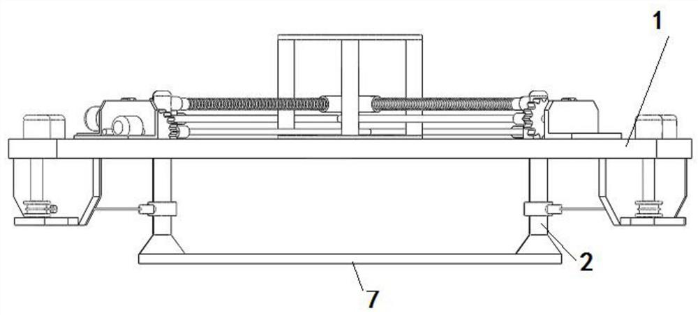 Substrate taking mechanism capable of preventing glass substrate from deforming