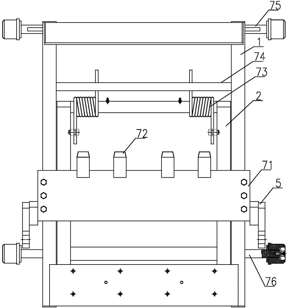 Can hanging device for garbage truck