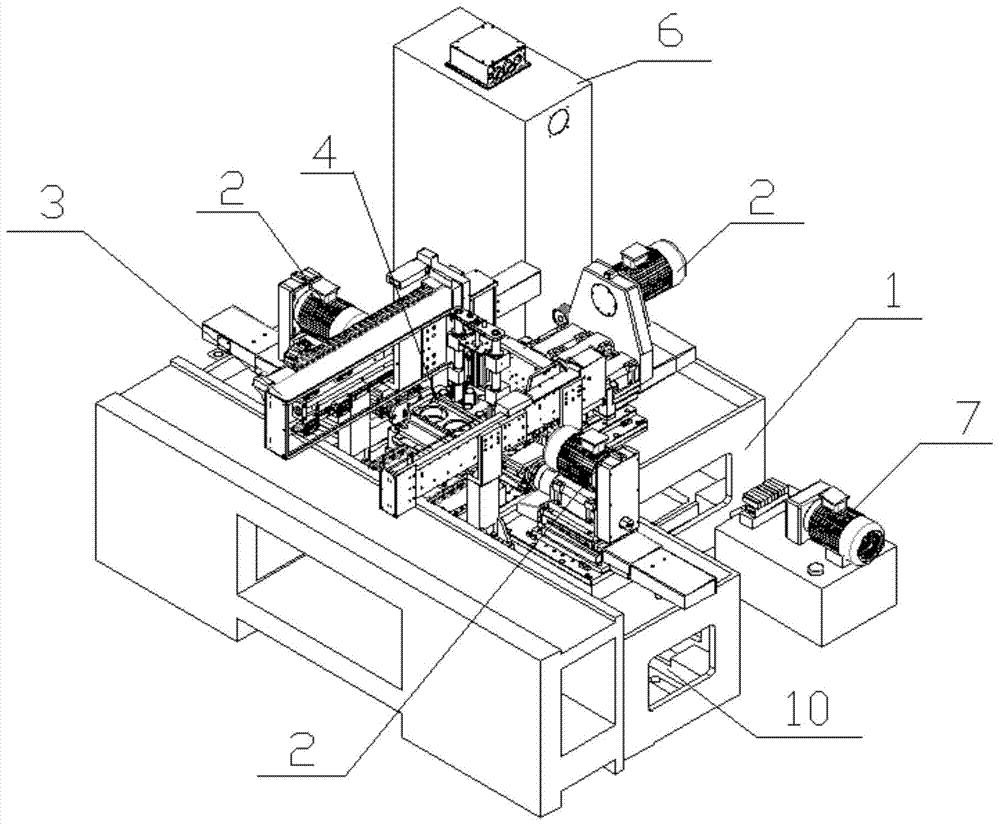 Yaw brake machine tool