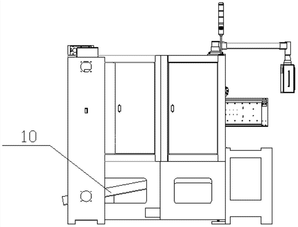 Yaw brake machine tool