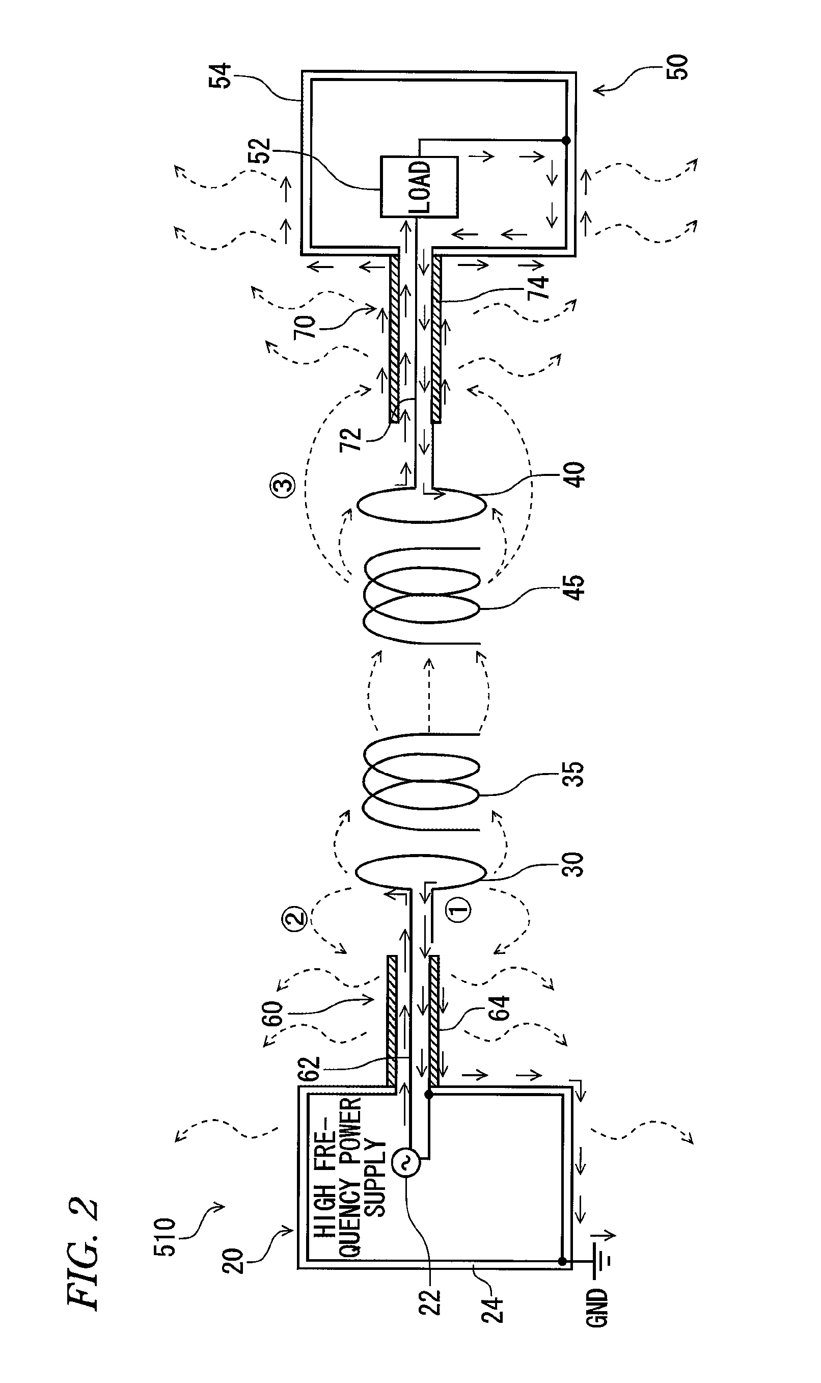 Resonance-type non-contact power supply system, power-receiving-side device and power-transmission-side device