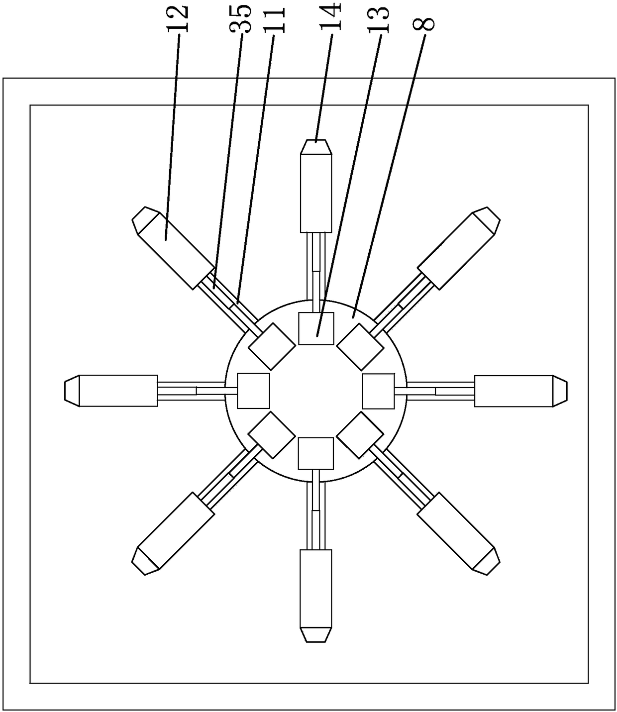 Spraying device for spraying vehicle leathers