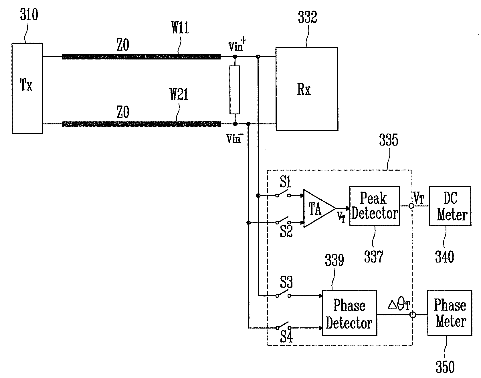 Differential signaling system and flat panel display with the same