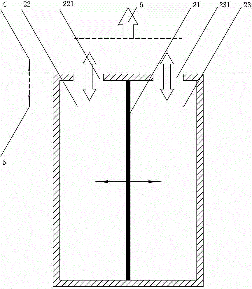 LED lamp heat radiation device based on synthetic double-jet exciter