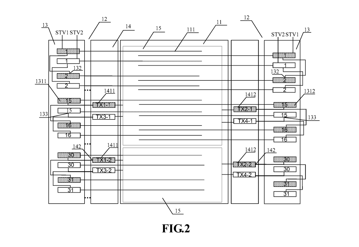 Array substrate, touch display device and driving method thereof