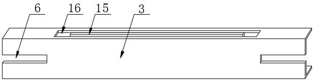 Automobile flexible shank collision supporting structure