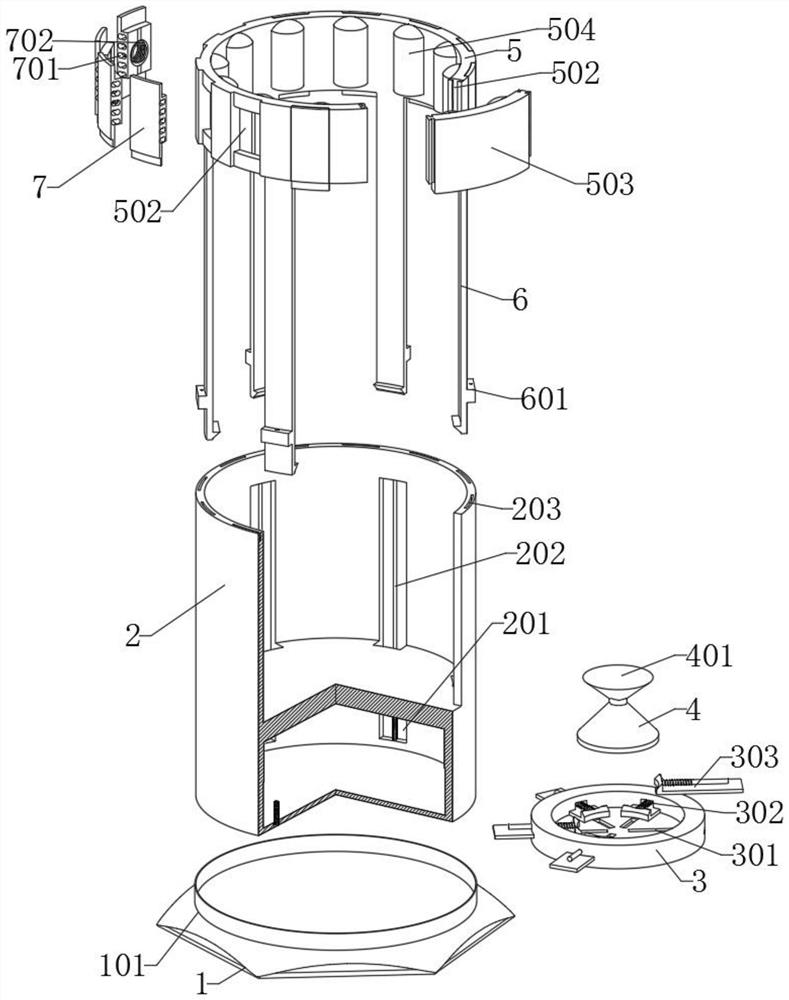 Traffic guidance platform capable of automatically protecting human body during vehicle collision