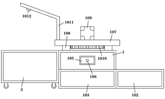 An infection-free nucleic acid detection device based on an intelligent robot