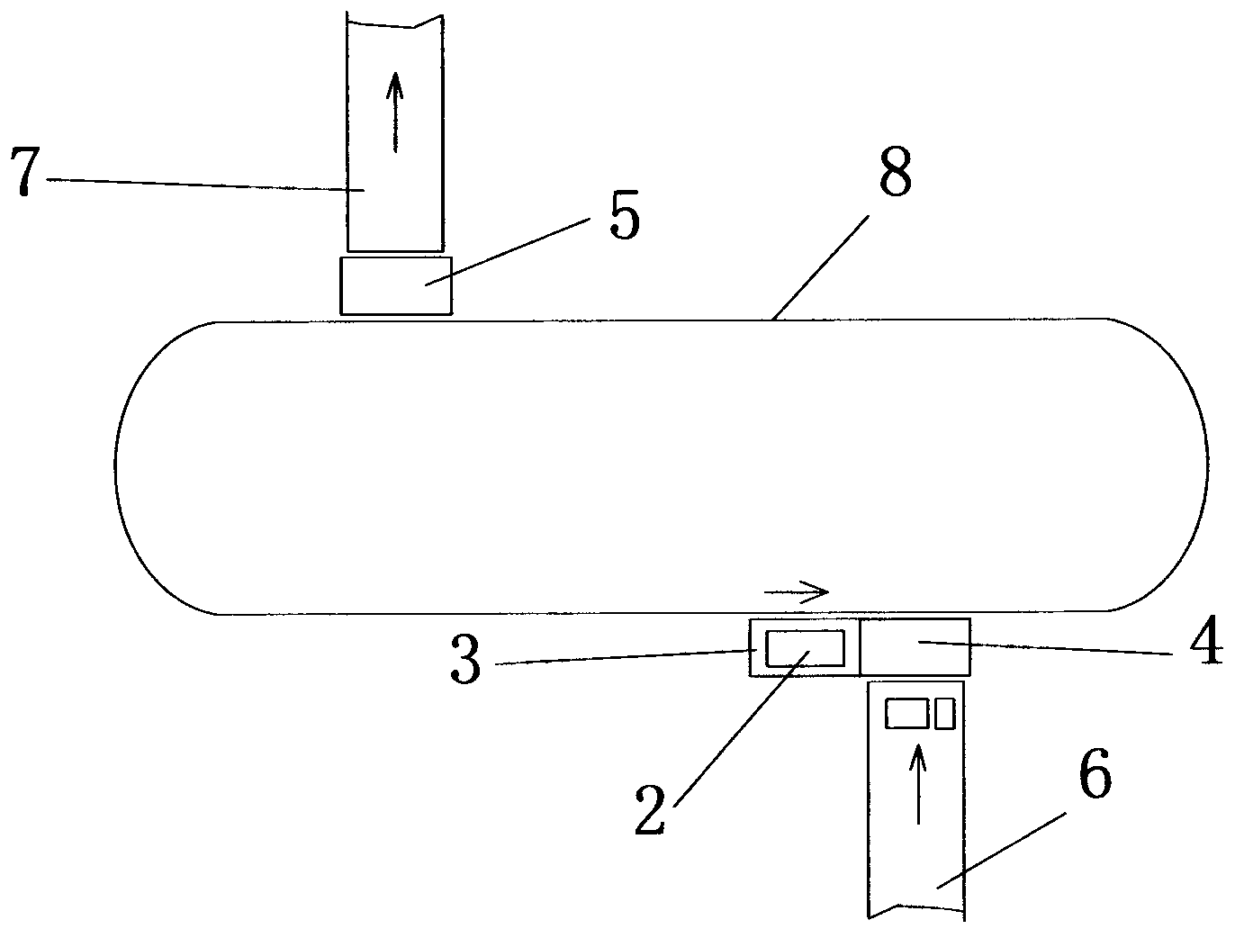 Automatic seamless connection method of main material and backup material boxes and automated guided vehicle system using same