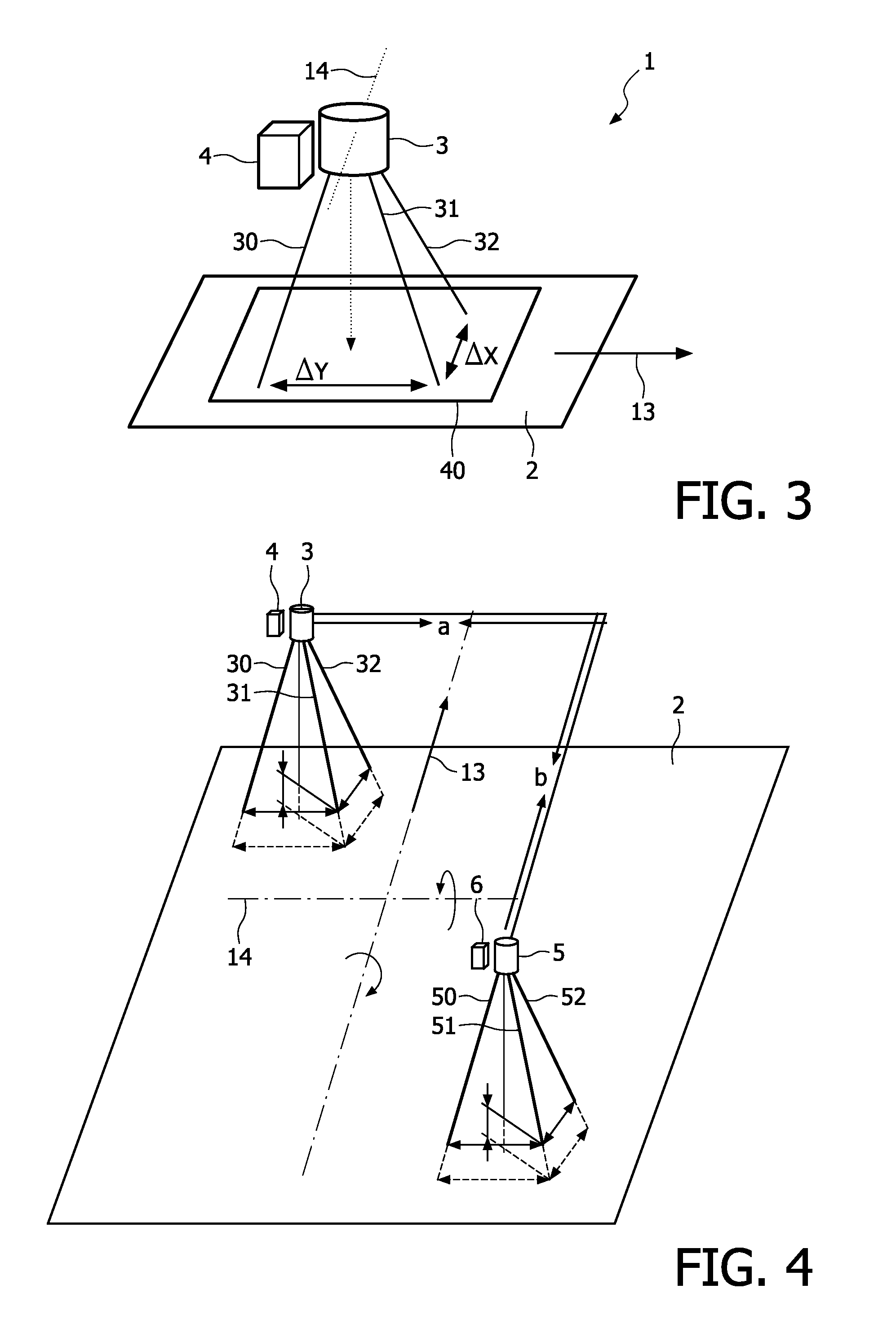 Laser diode based multiple-beam laser spot imaging system for characterization of vehicle dynamics