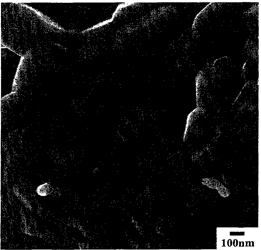 Method for preparing lanthanum zirconate powder