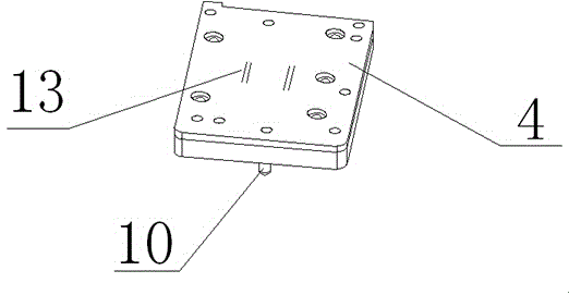 Adapter plate needle die mechanism